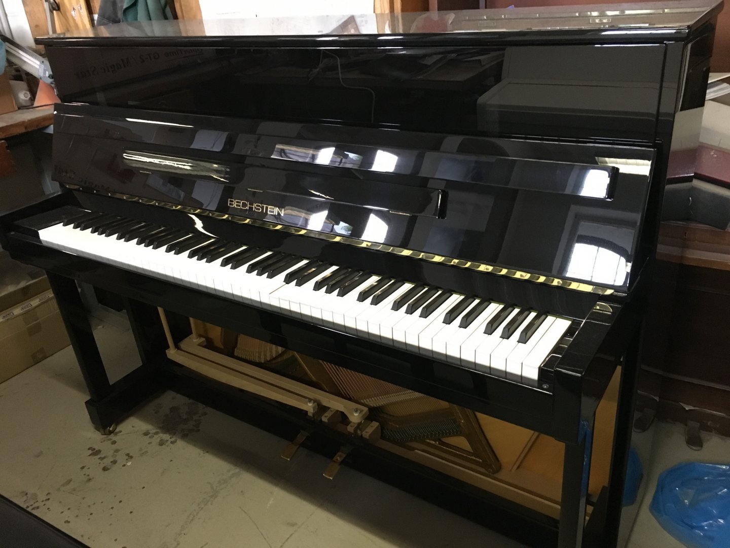 Bechstein 112 Klassik von 1996 in Schwarz poliert