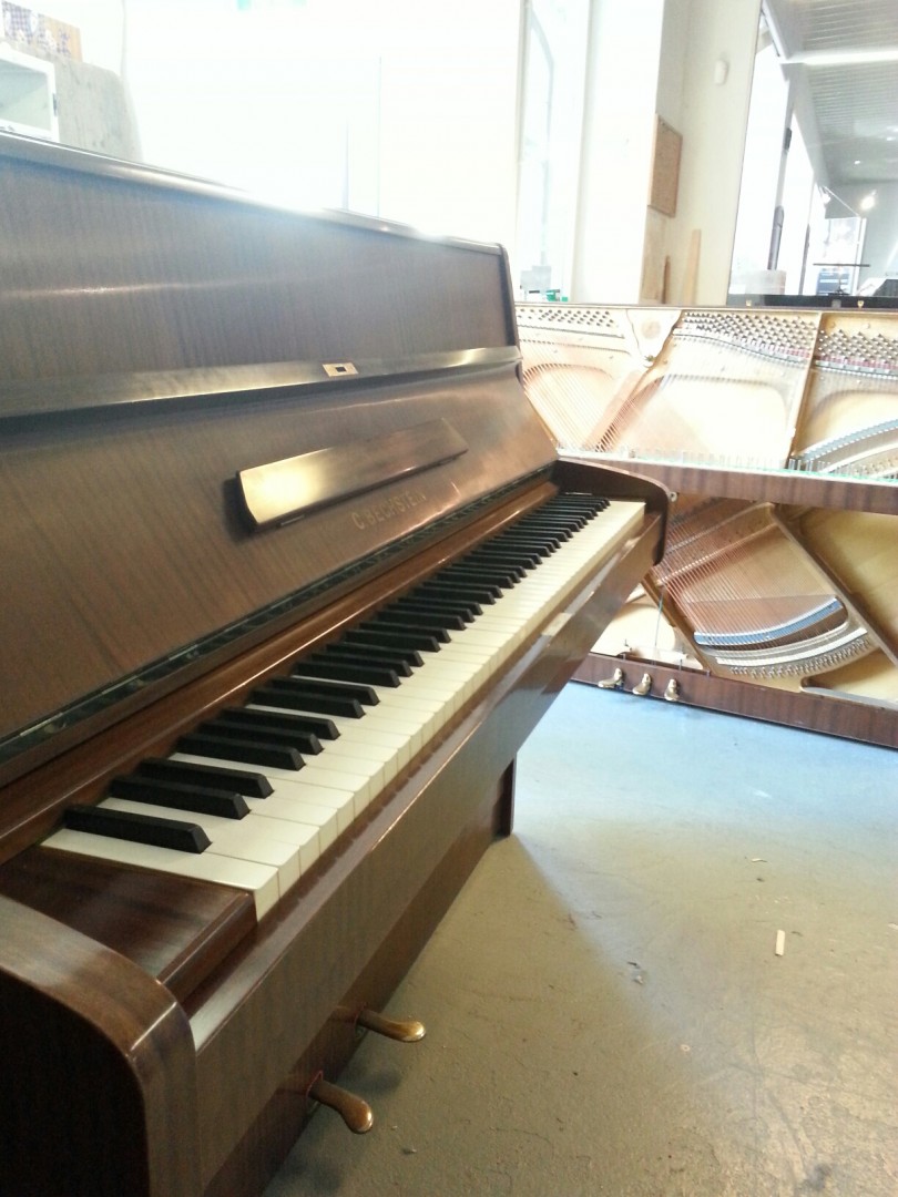 Bechstein 114 von 1900 in Mahagoni satiniert